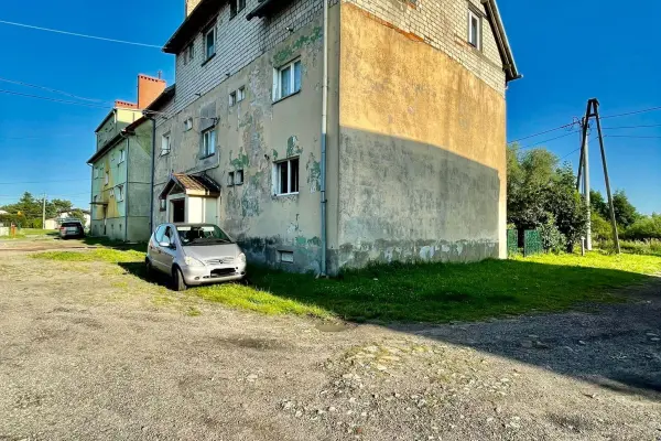 koszaliński, Będzino, Dobre, MIESZKANIE, 2 POKOJE, 54,50 m2, DOBRE GMINA BĘDZINO. W CENIE OGRÓD DZIAŁKOWY ORAZ PIWNICA !!!!