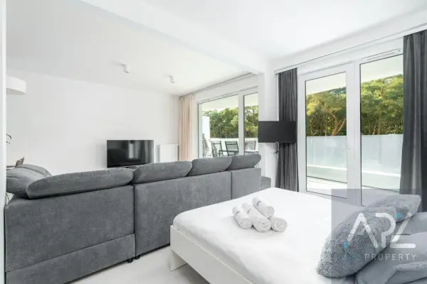 gryficki, Trzebiatów, Rogowo, Kołobrzeska, Apartament z miejscem postojowym w Rogowo Pearl!